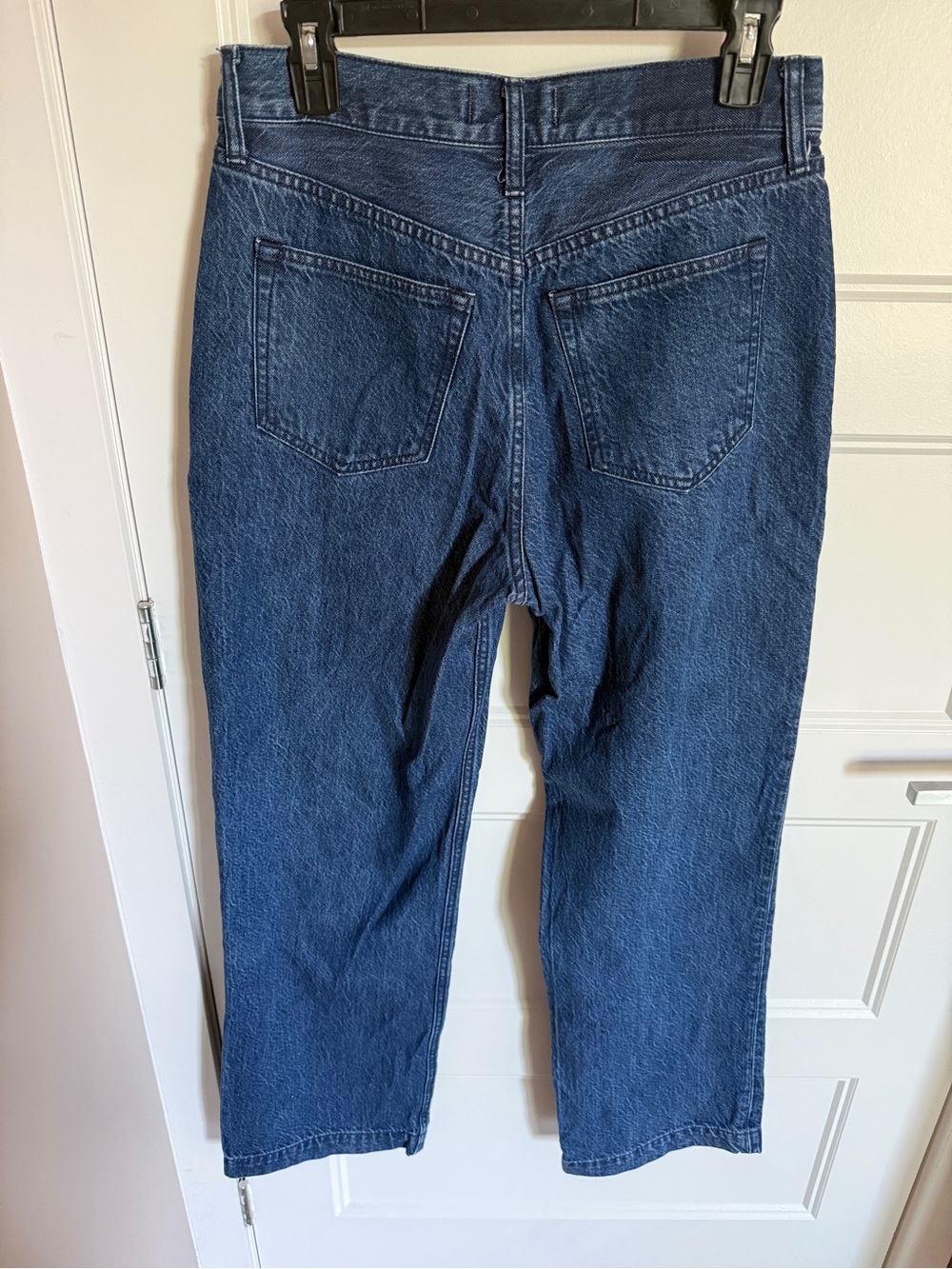 Abercrombie & Fitch - The Loose High-Rise Jeans - Dark Blue - Picture 3 of 4